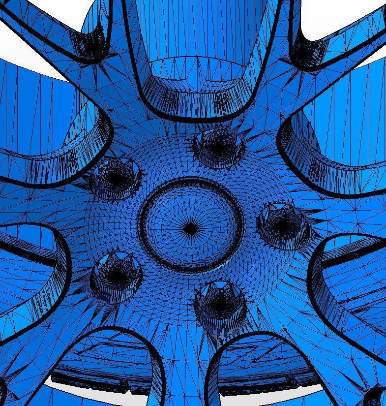 Wheels for scale model of Dodge Challenger Hellcat 3D print model_13