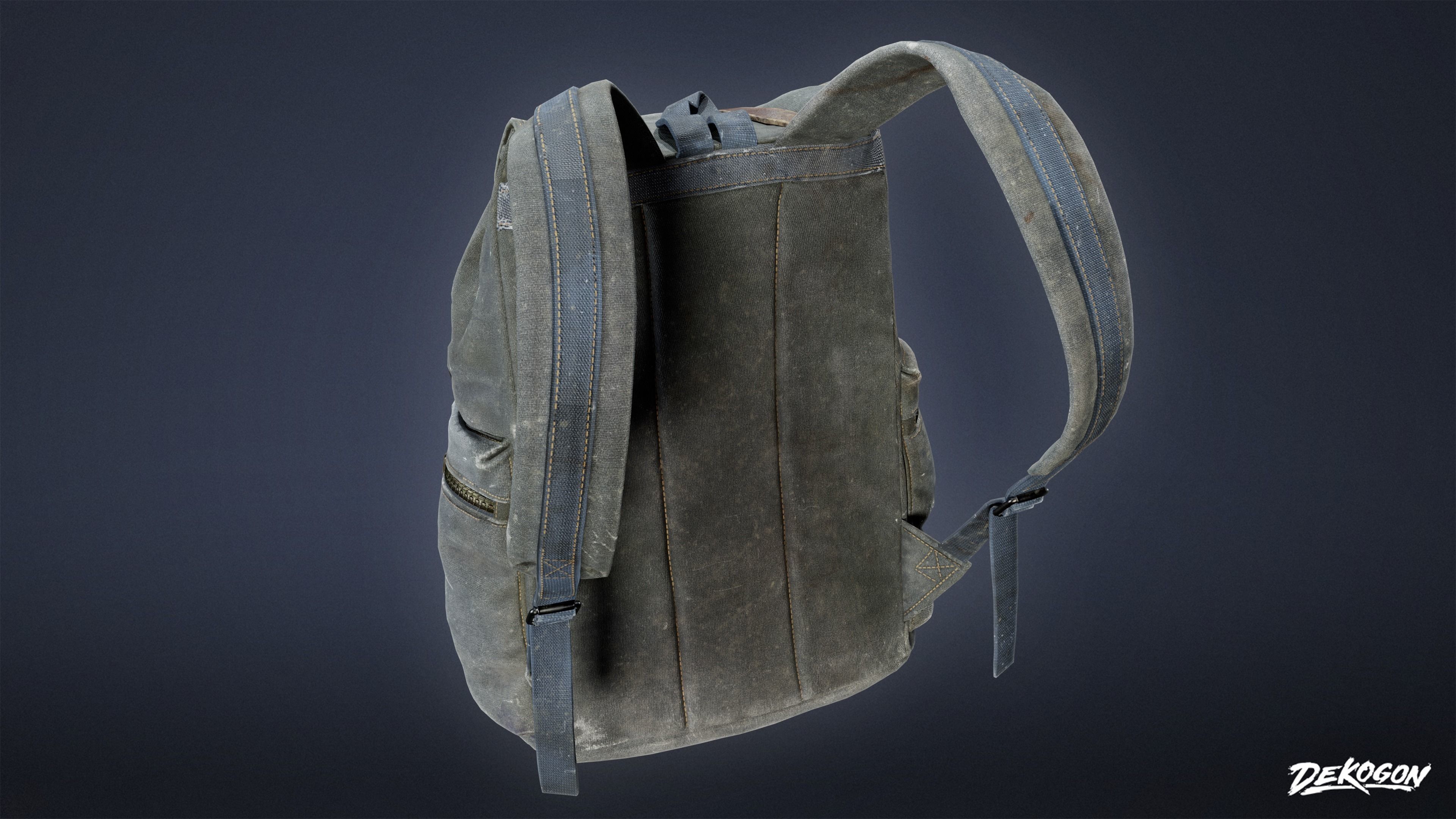SAFE HOUSE - Backpack 01 - LOW POLY AND NANITE Low-poly 3D model_3