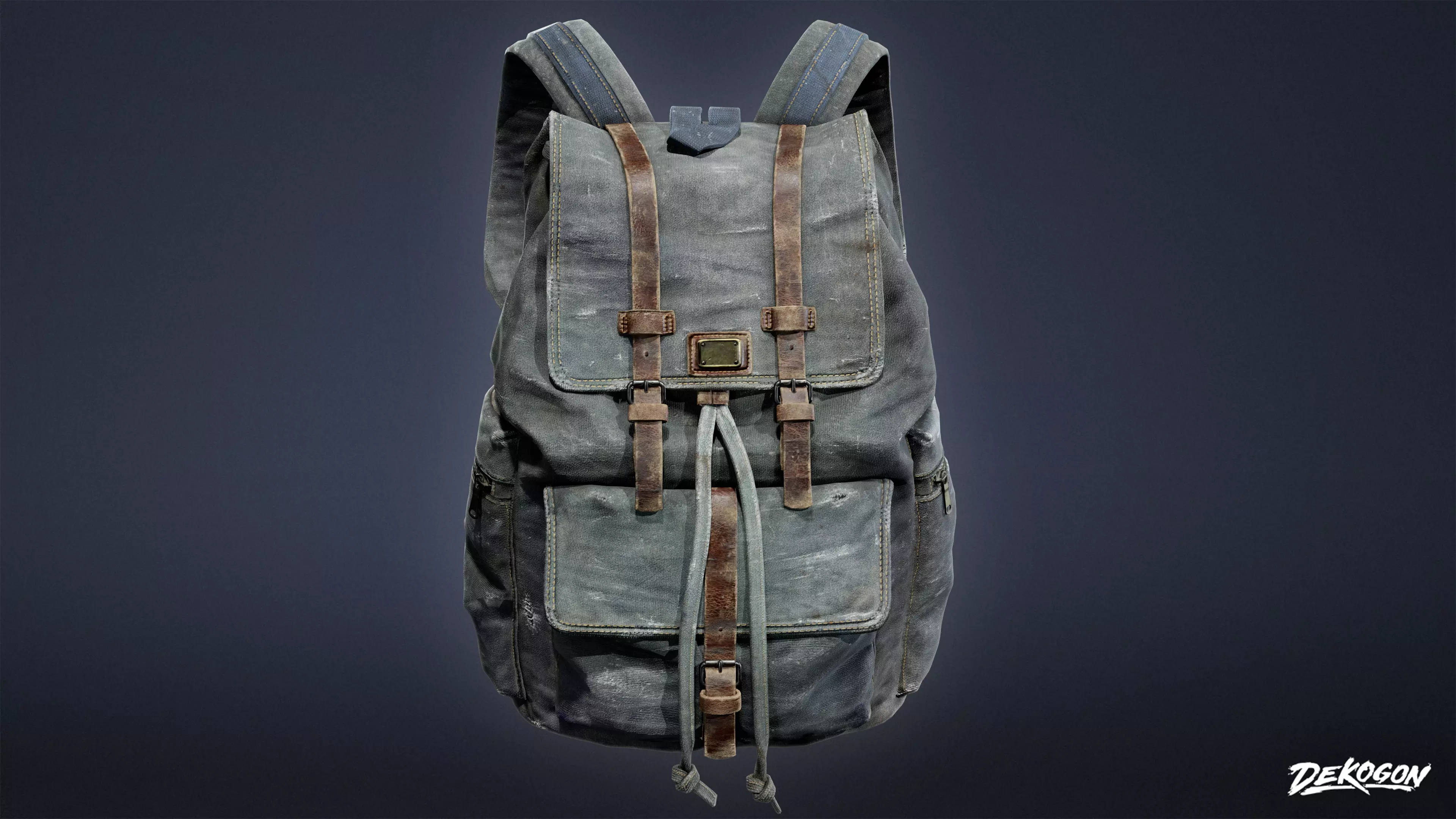 SAFE HOUSE - Backpack 01 - LOW POLY AND NANITE Low-poly 3D model_0