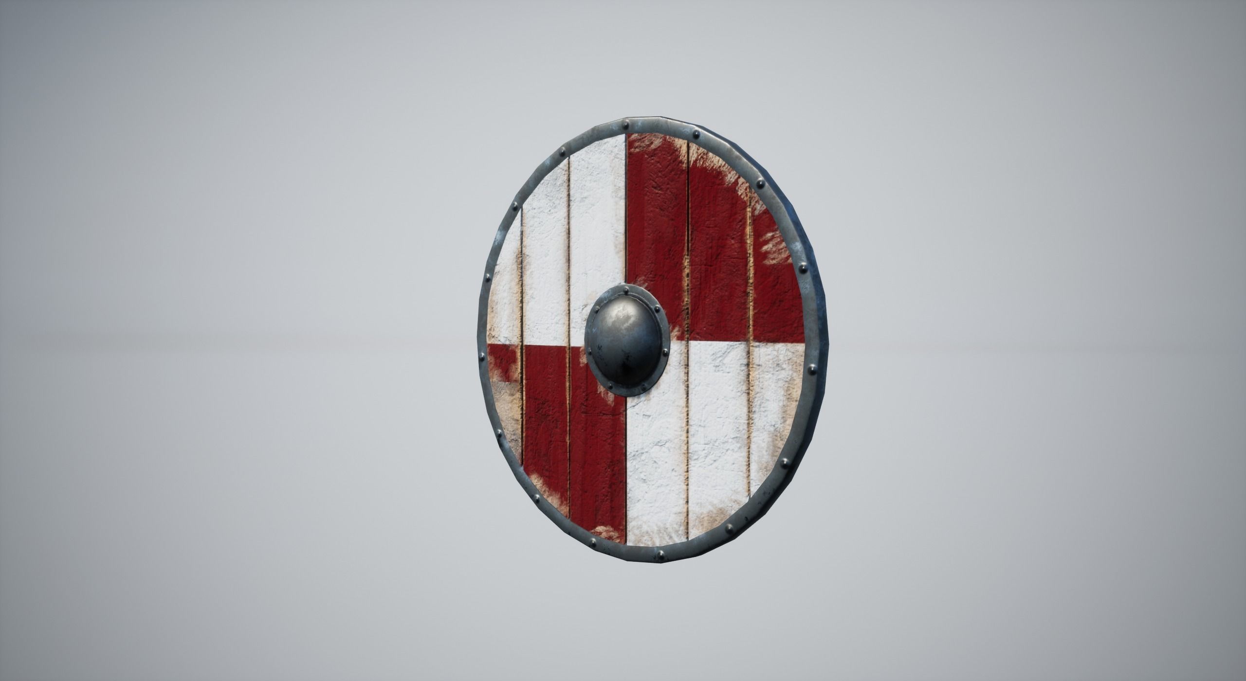 Shields Low-poly 3D model_2