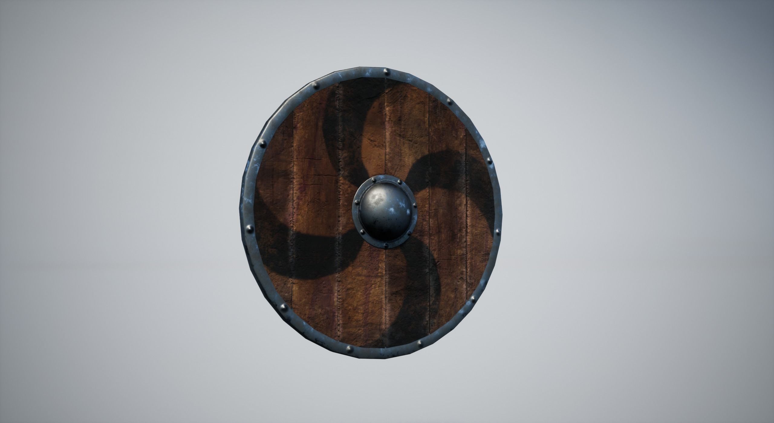 Shields Low-poly 3D model_7