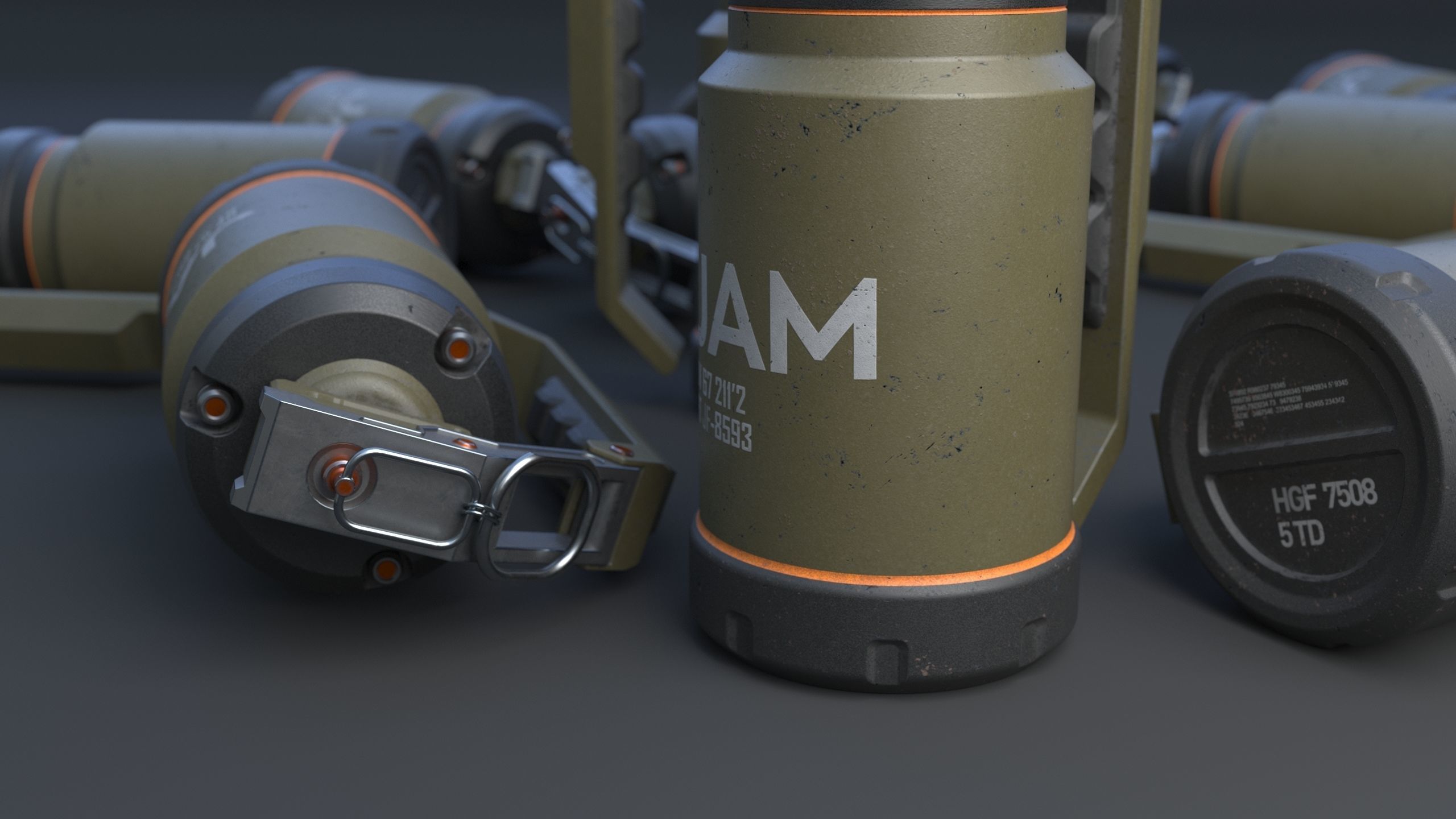grenade 3D model_5