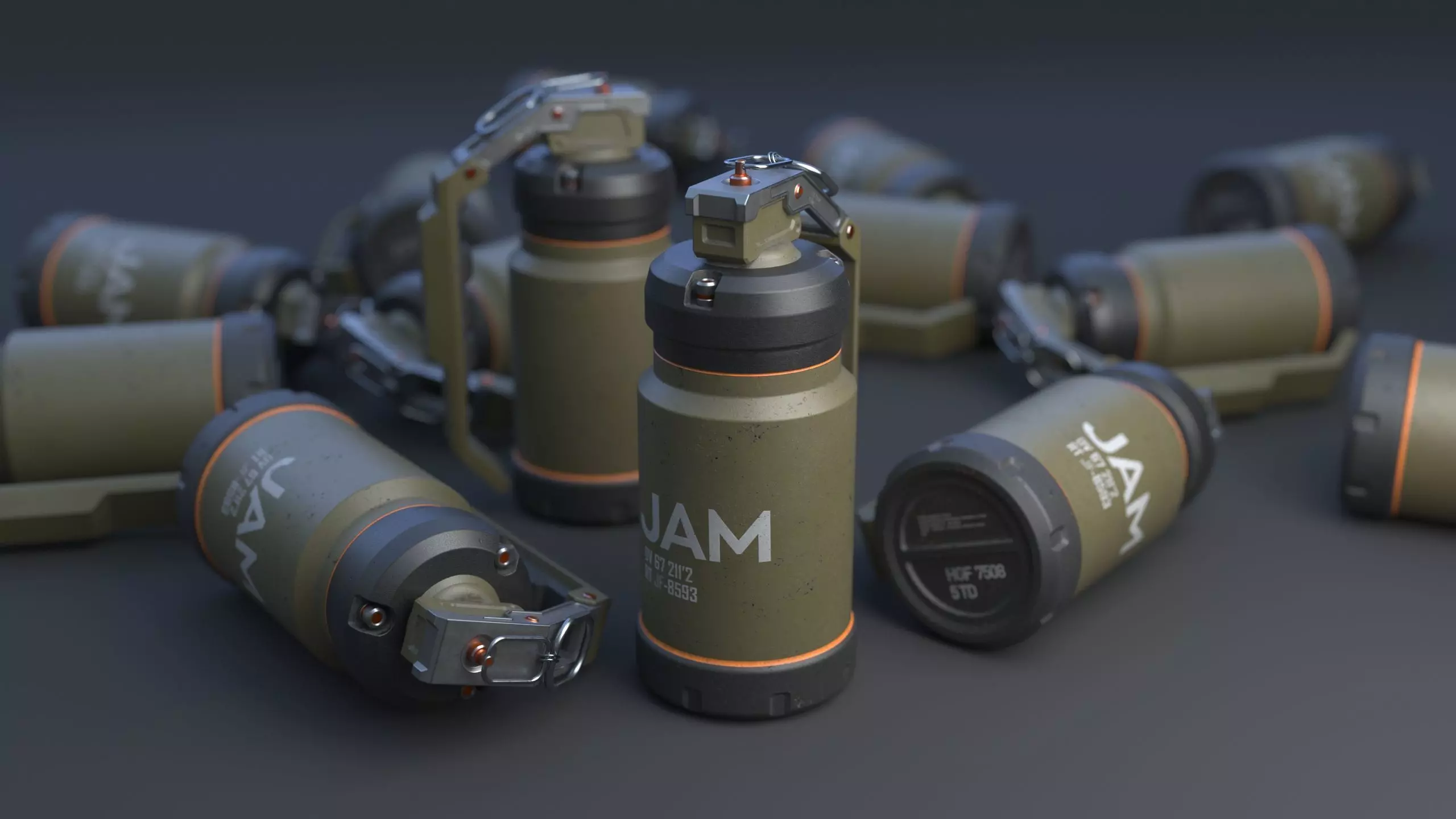 grenade 3D model_0