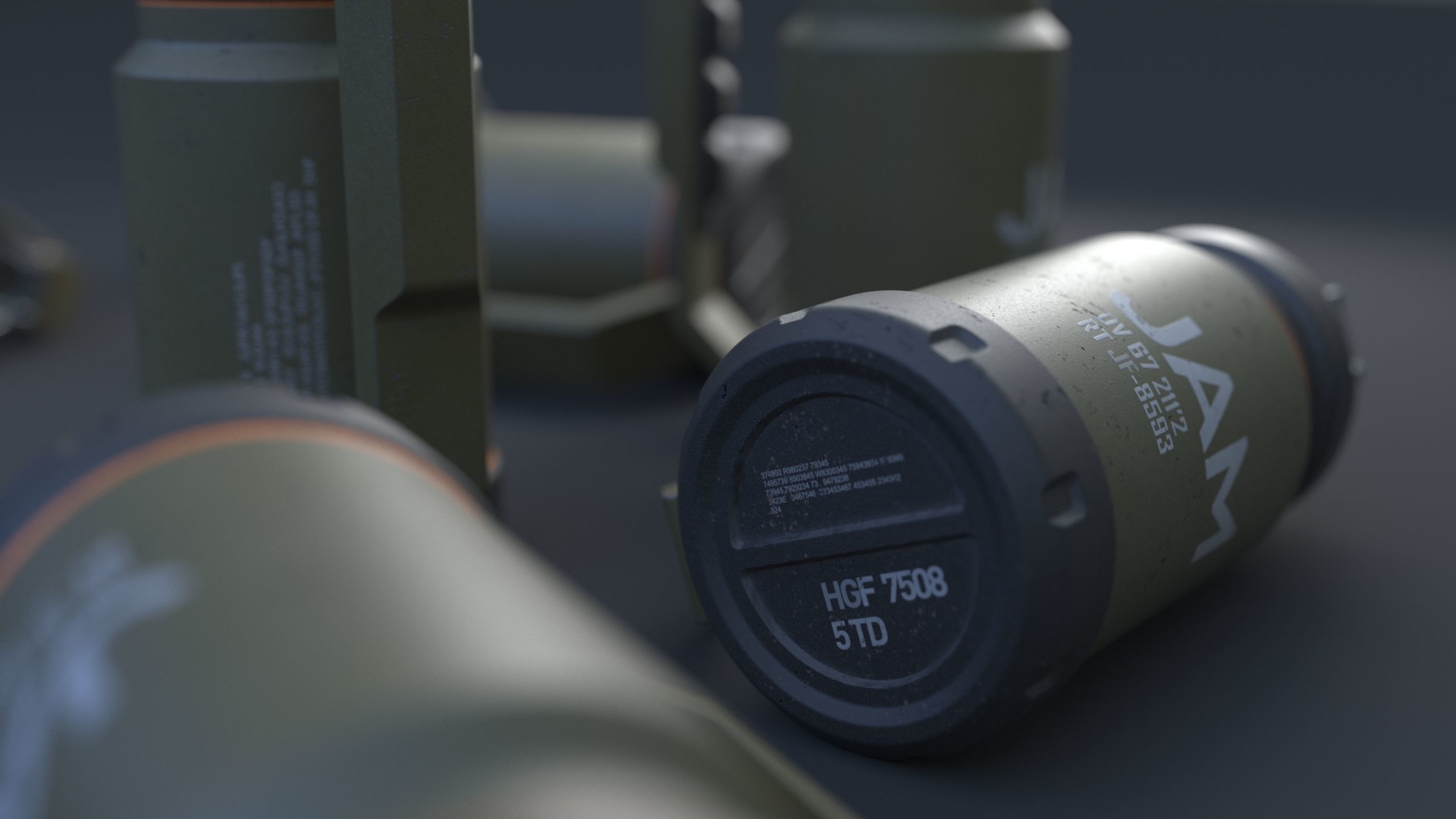 grenade 3D model_3