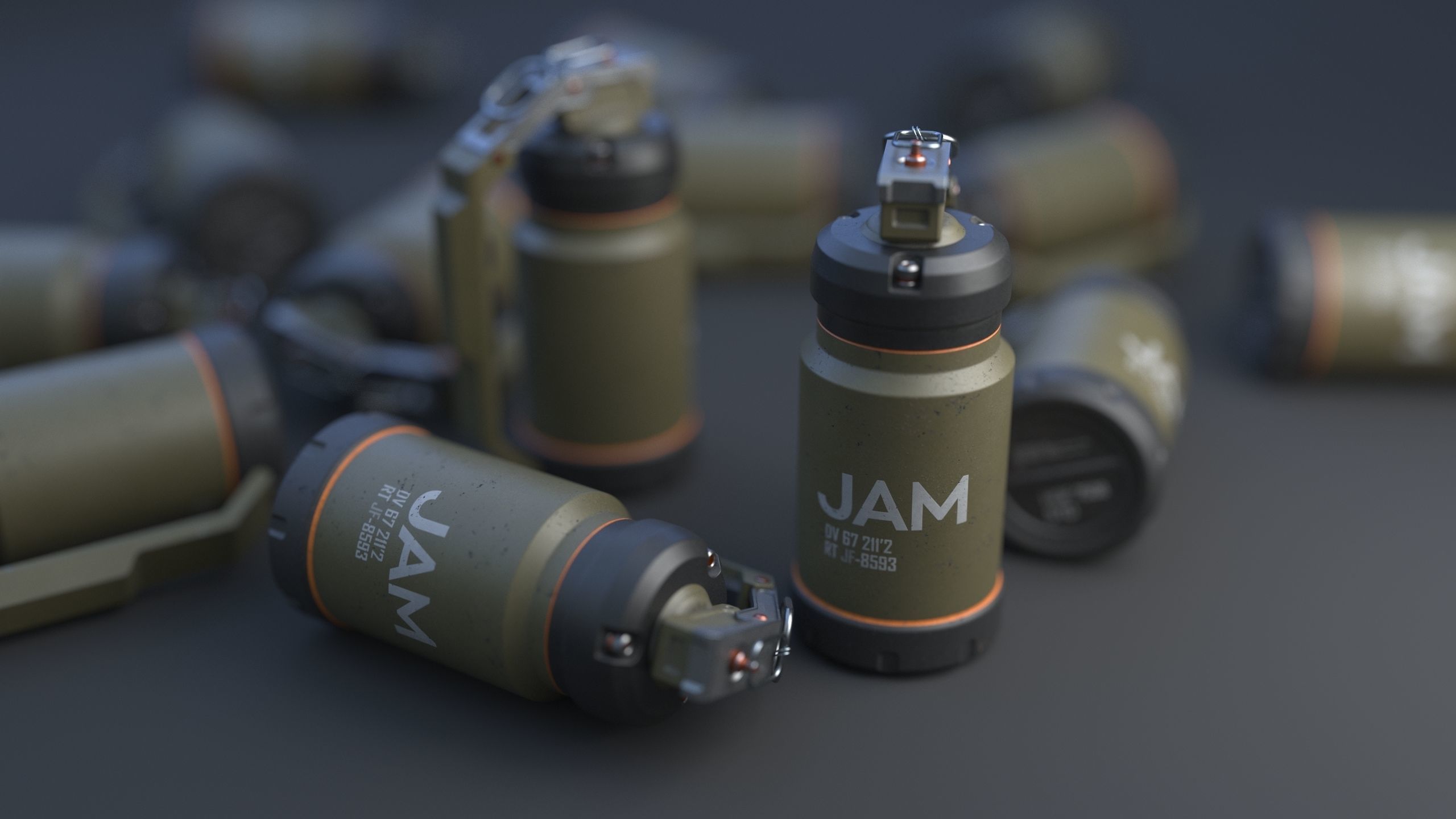 grenade 3D model_9