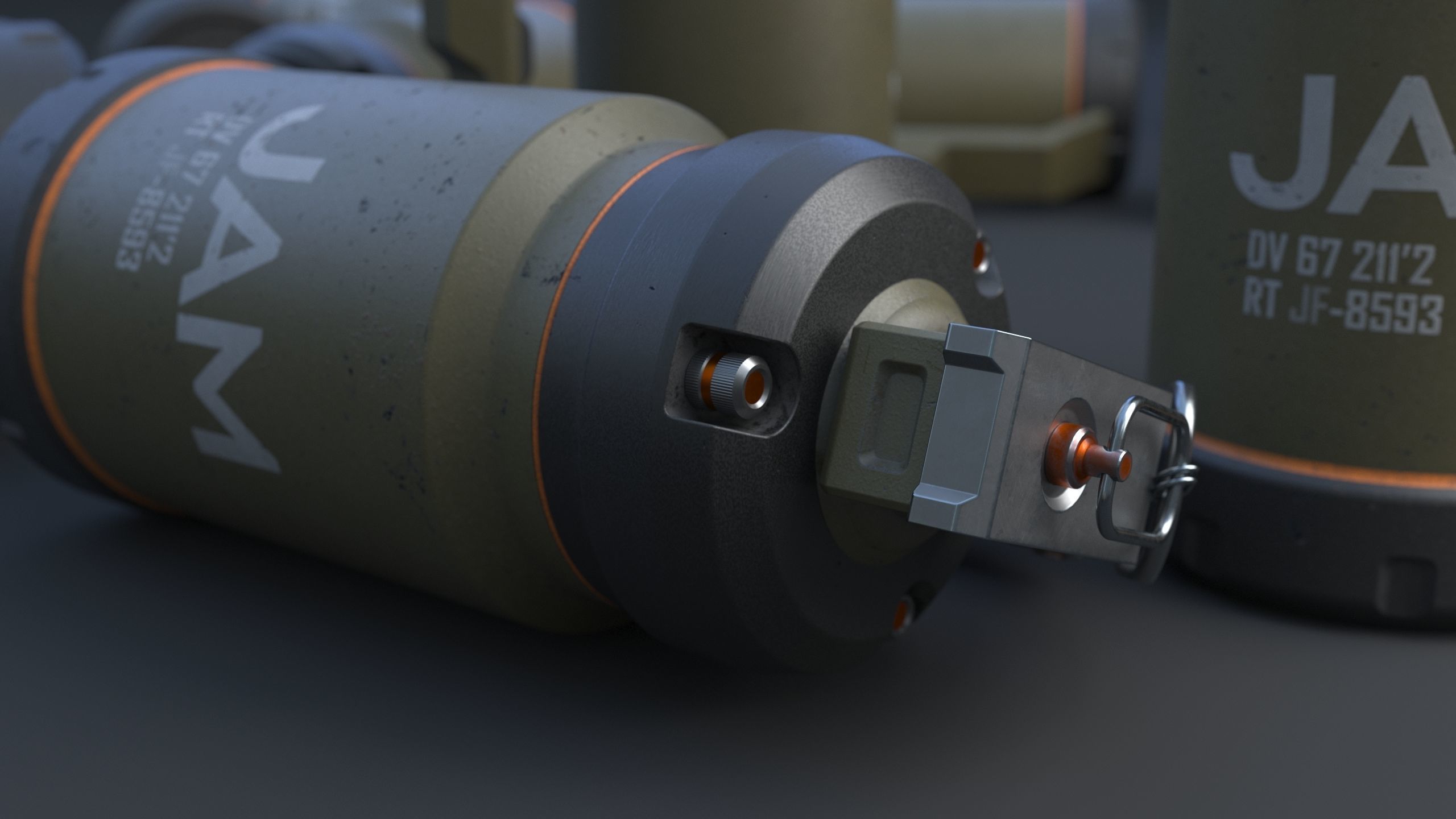 grenade 3D model_4