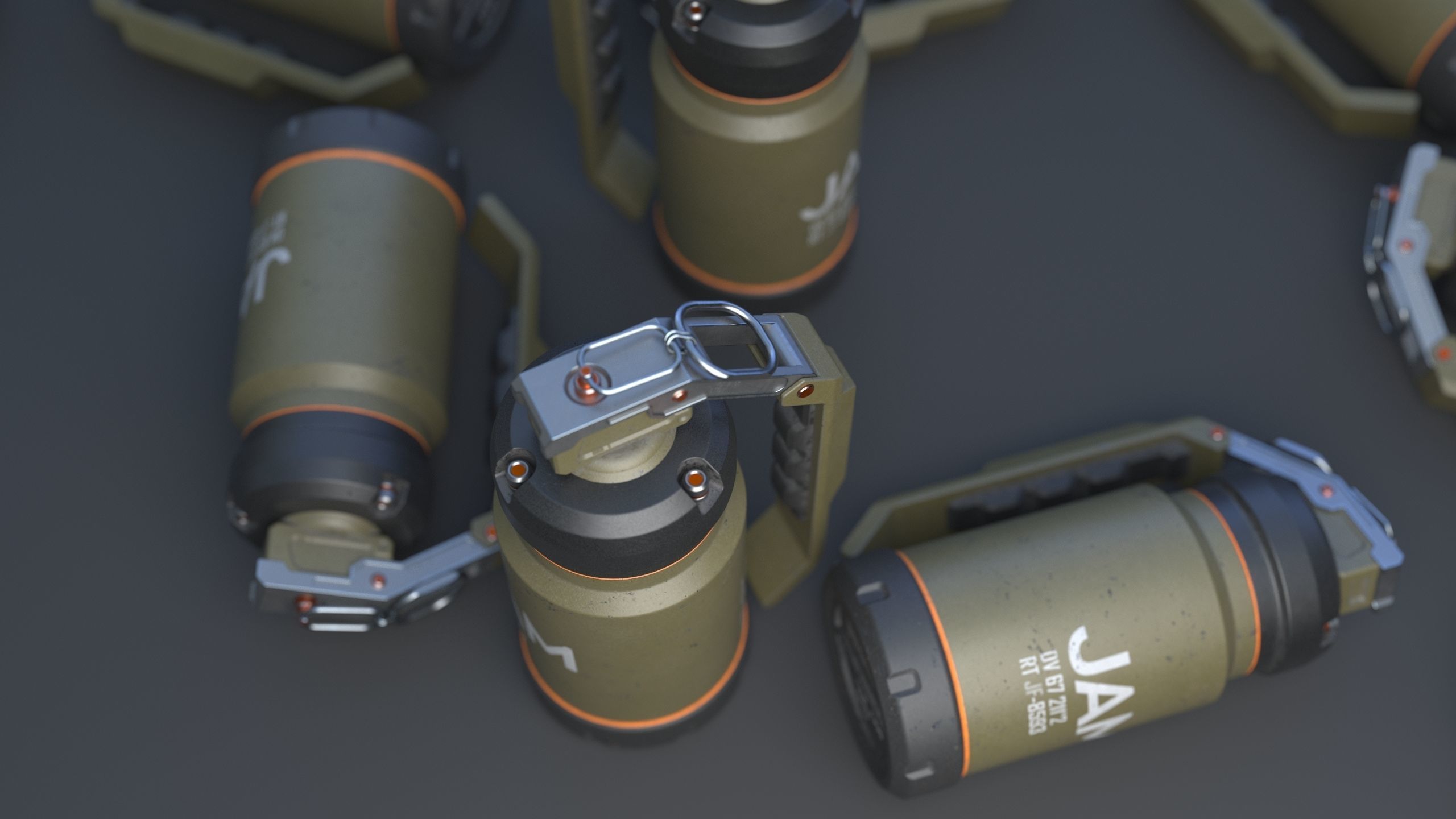 grenade 3D model_1