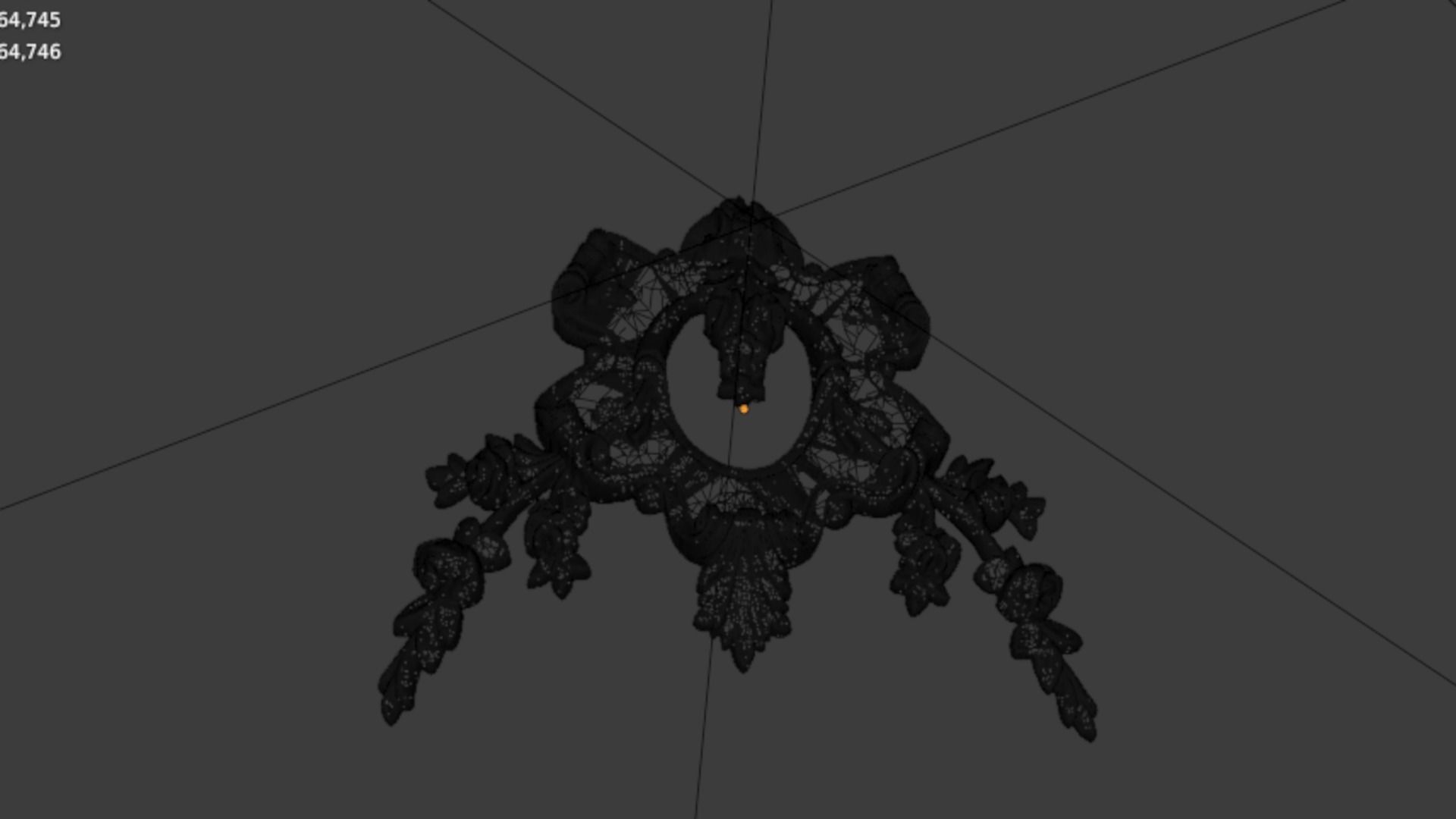 Classic carved decor ornament 470 3D print model_6