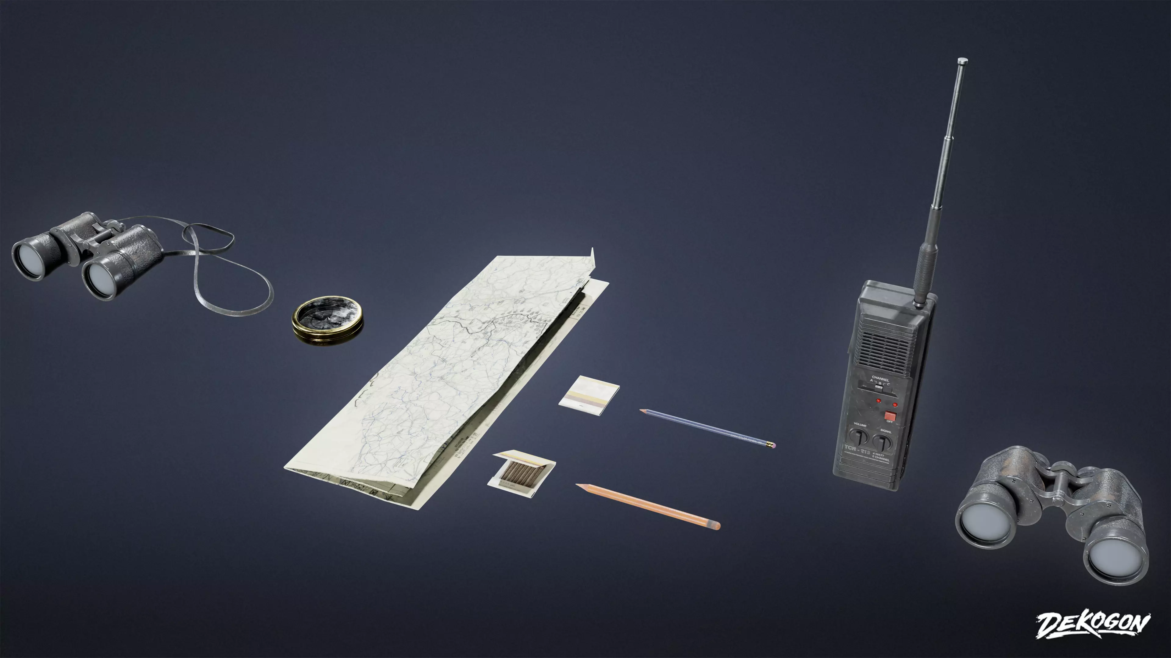 SAFE HOUSE - Explorer Set 01 - LOW POLY AND NANITE Low-poly 3D model_0