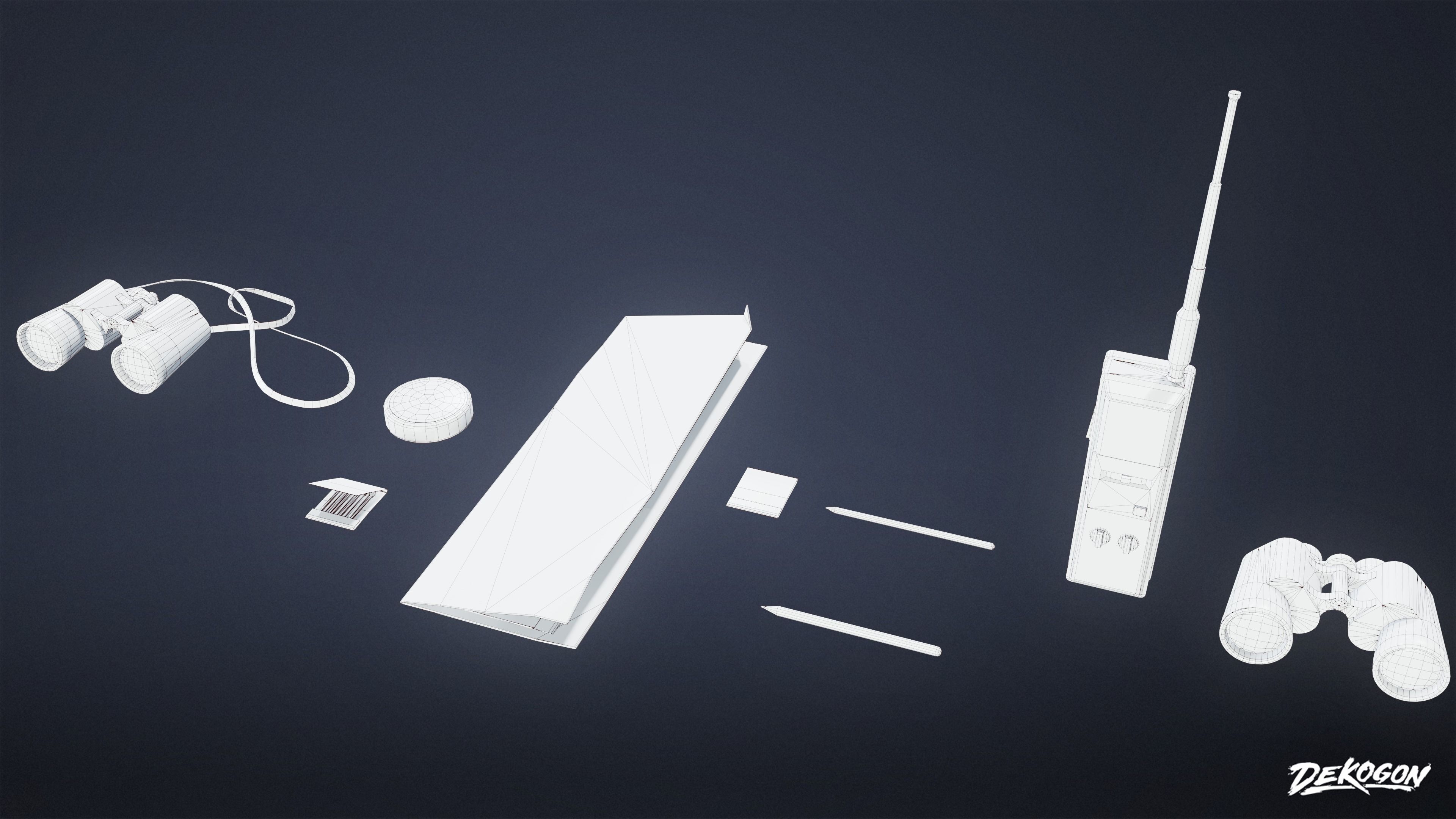 SAFE HOUSE - Explorer Set 01 - LOW POLY AND NANITE Low-poly 3D model_5