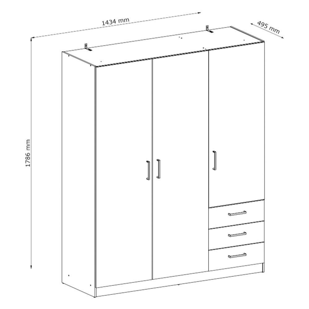 wardrobe Free 3D model_1