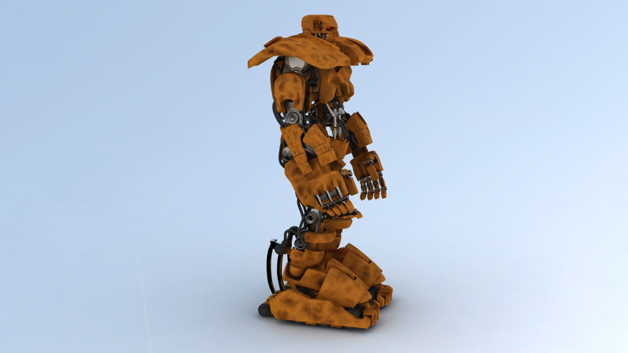 Battle Robot ABC 3D model_2