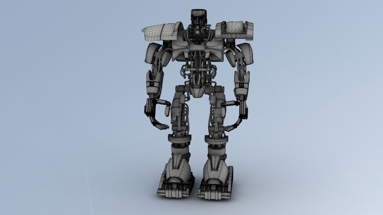 Battle Robot ABC 3D model_33