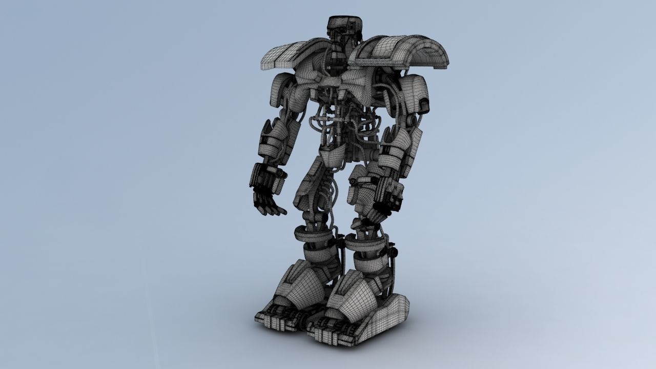 Battle Robot ABC 3D model_32