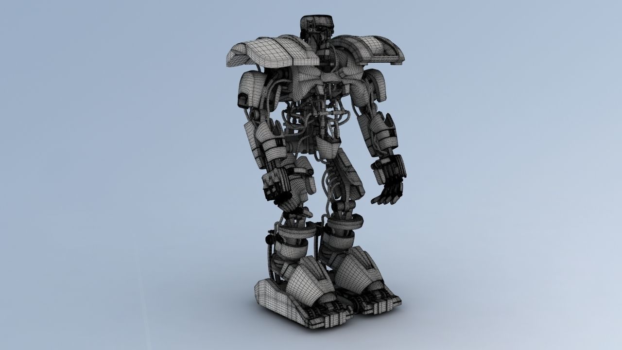 Battle Robot ABC 3D model_26