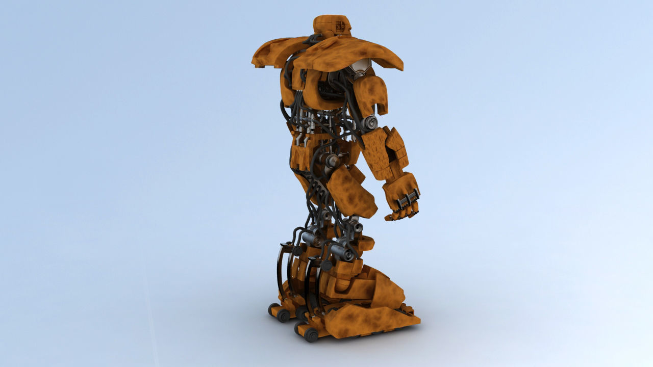 Battle Robot ABC 3D model_3