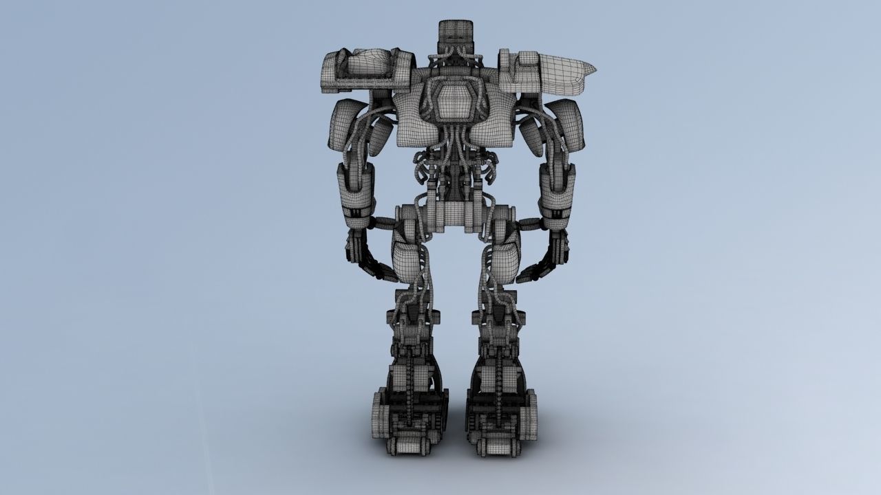 Battle Robot ABC 3D model_29