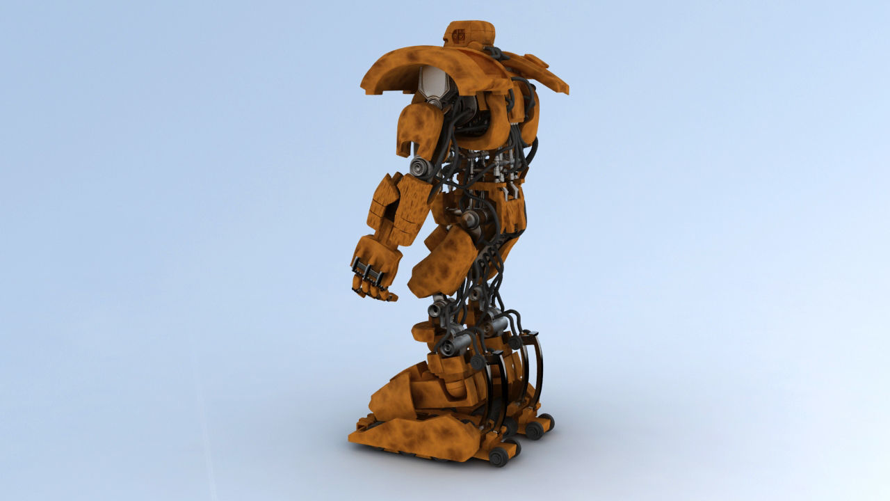 Battle Robot ABC 3D model_6