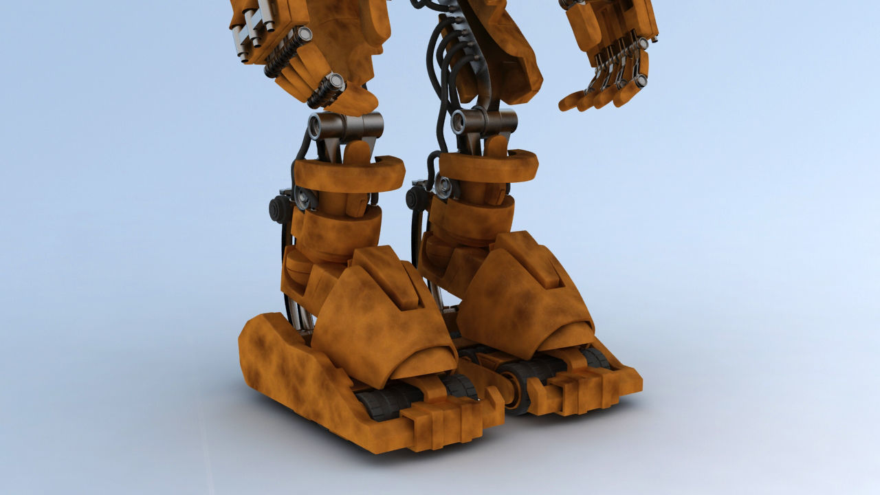 Battle Robot ABC 3D model_17