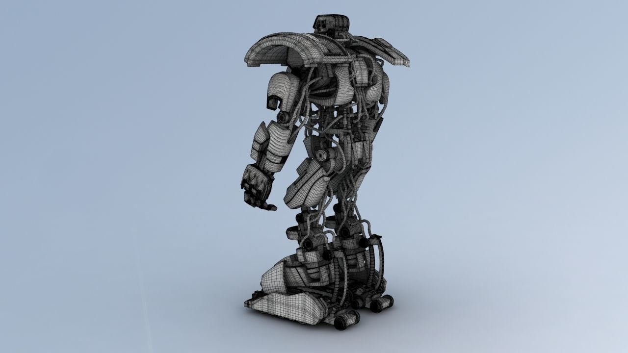 Battle Robot ABC 3D model_30