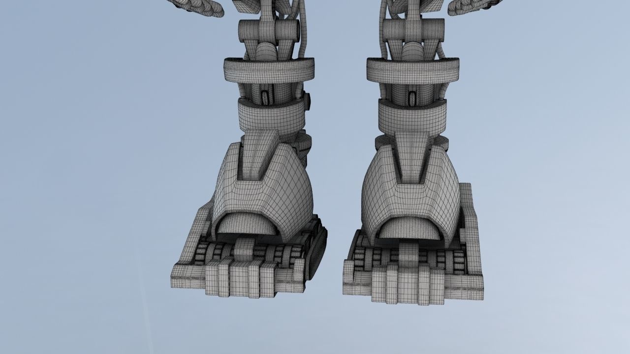 Battle Robot ABC 3D model_23