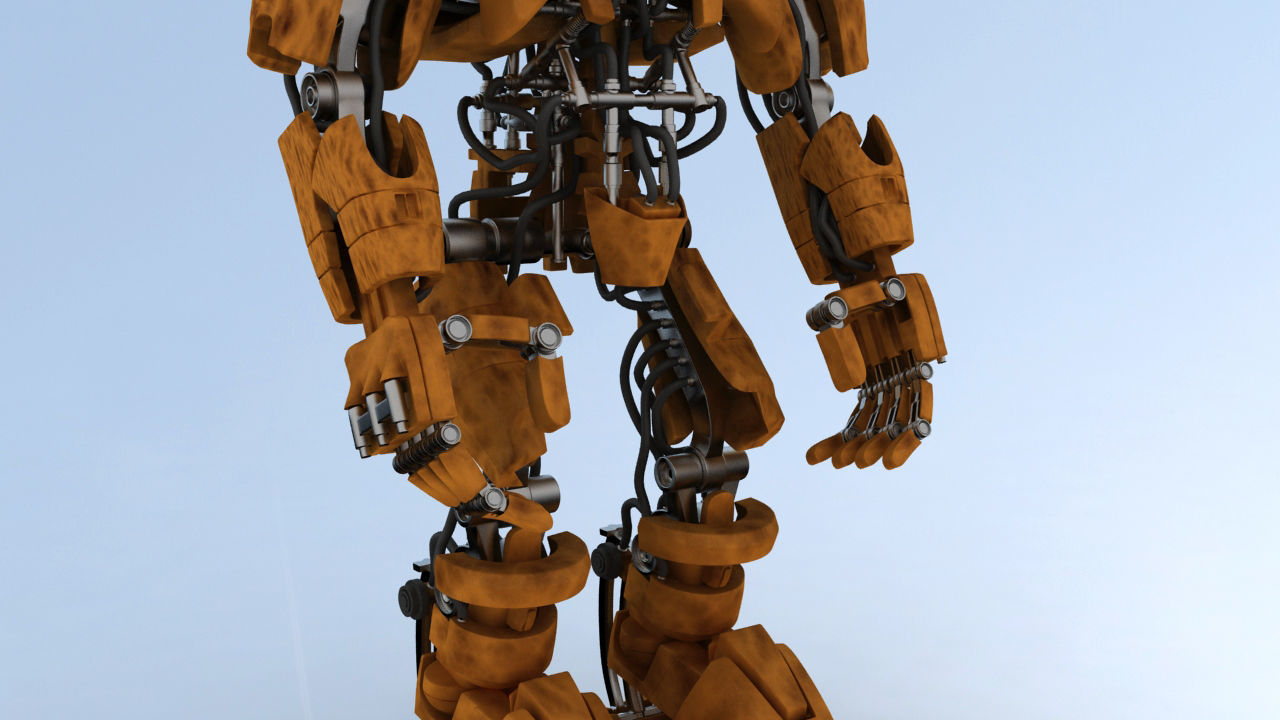 Battle Robot ABC 3D model_15