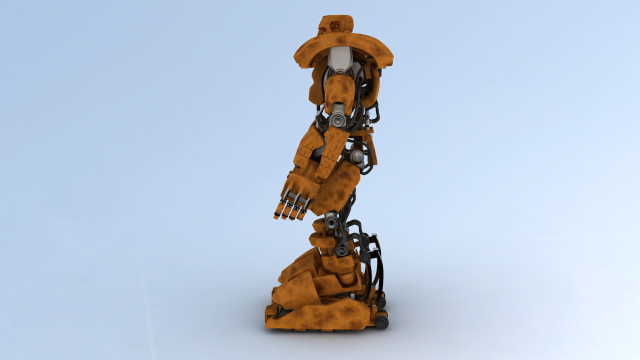 Battle Robot ABC 3D model_7