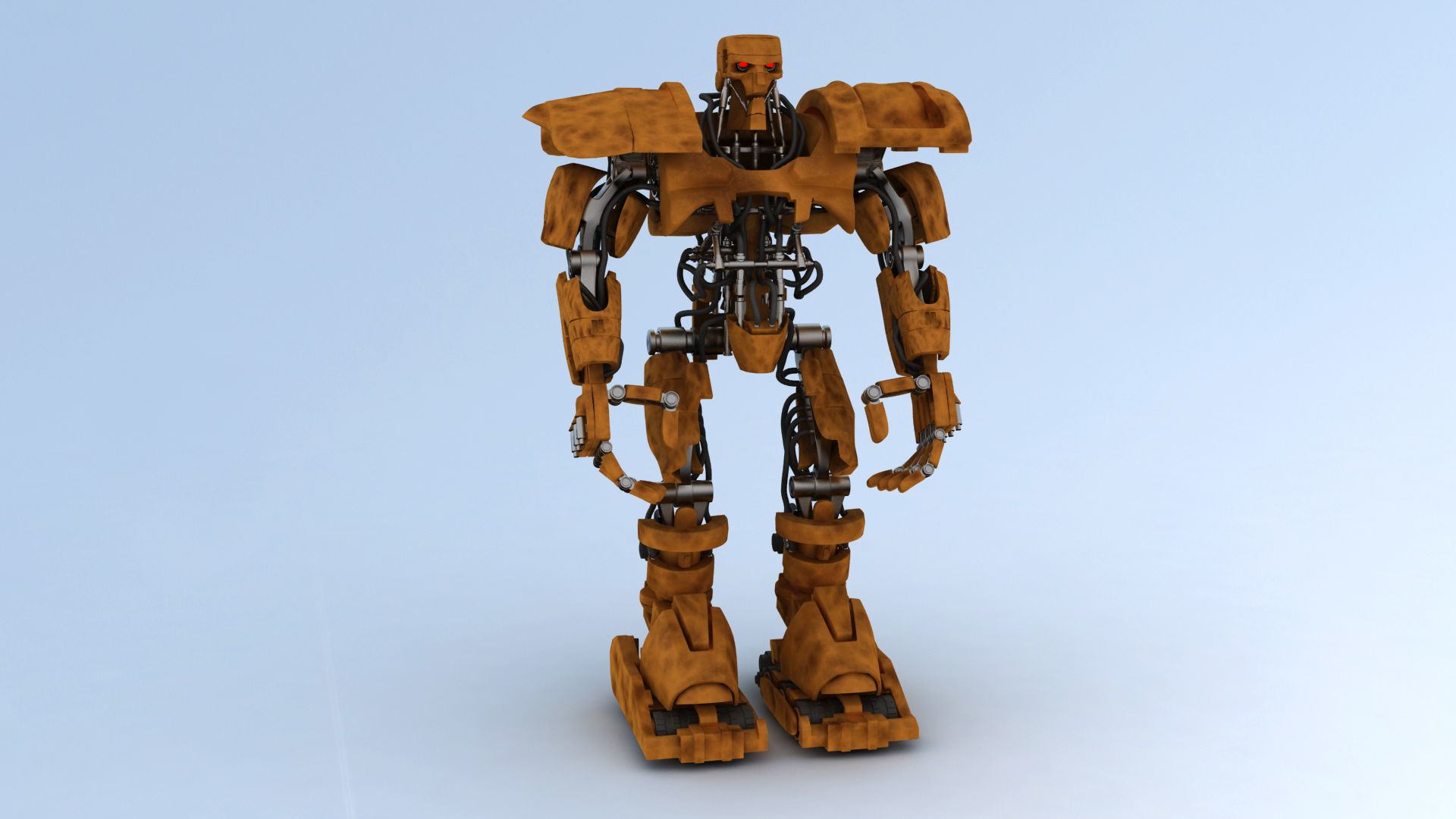 Battle Robot ABC 3D model_1