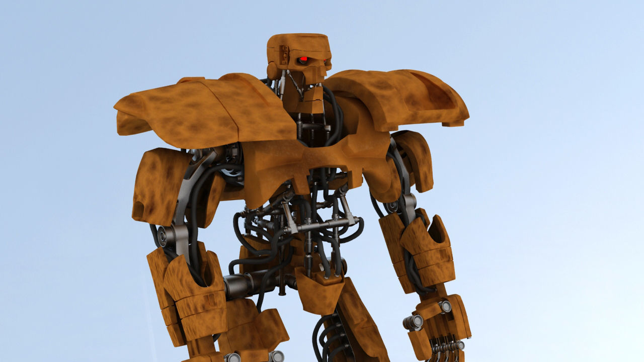 Battle Robot ABC 3D model_11