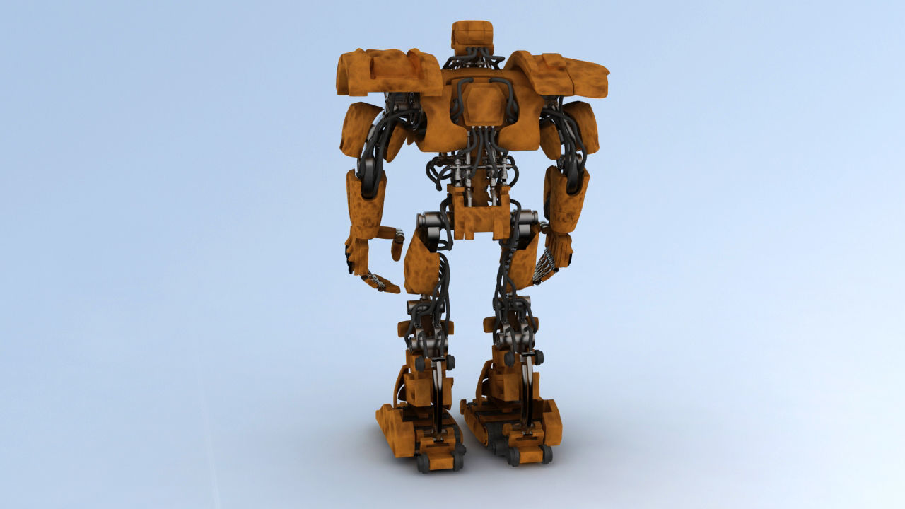 Battle Robot ABC 3D model_5