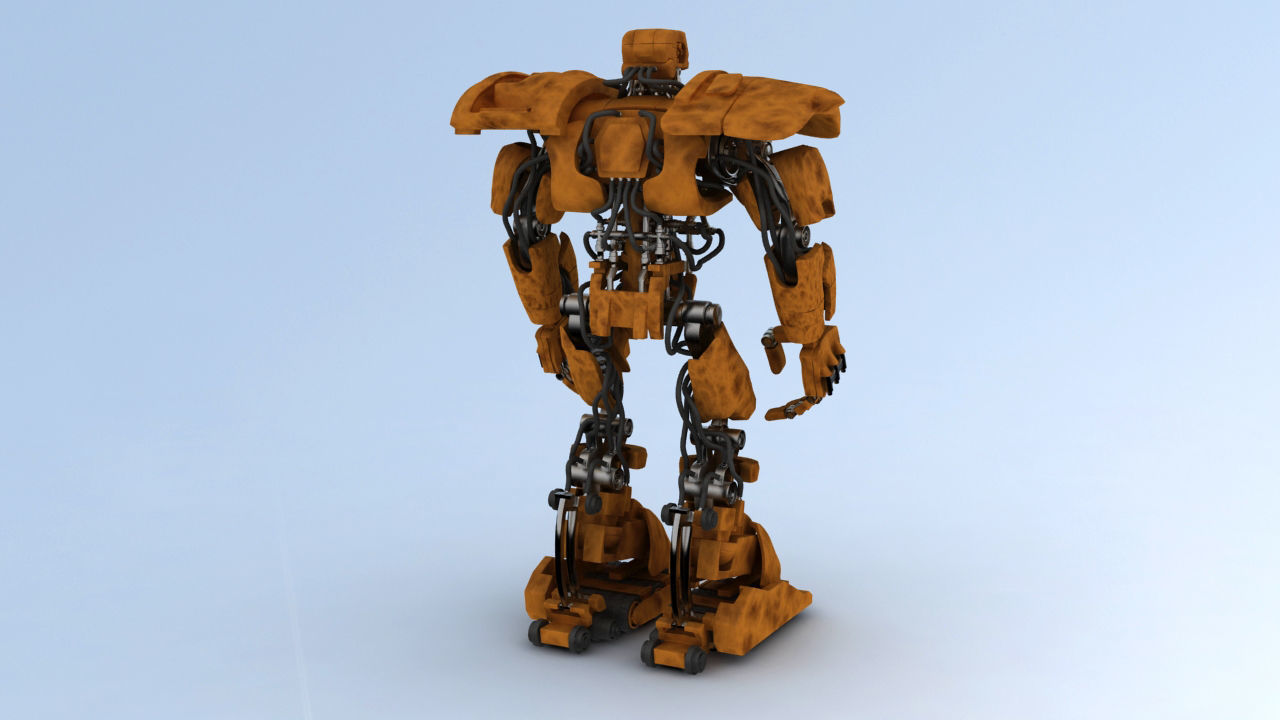 Battle Robot ABC 3D model_4