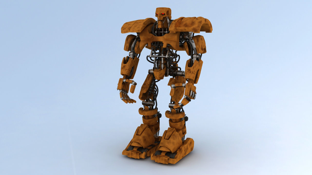 Battle Robot ABC 3D model_9