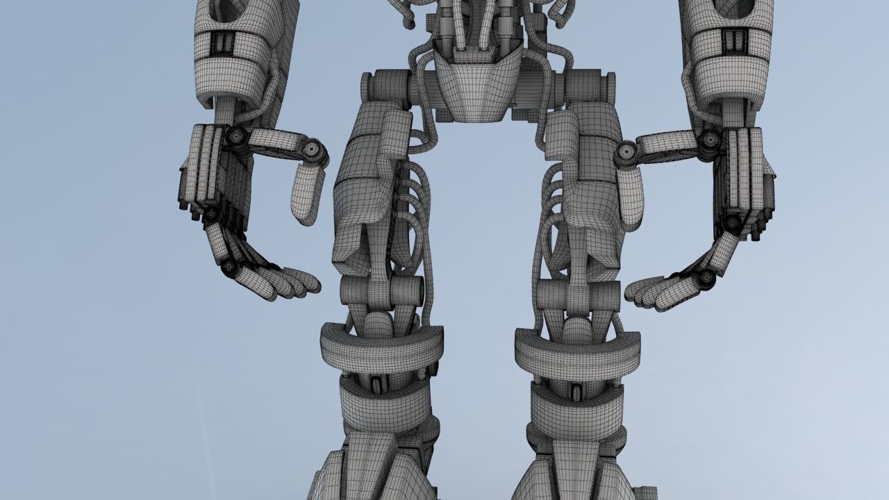 Battle Robot ABC 3D model_21