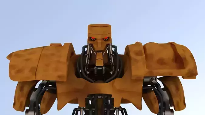 Battle Robot ABC 3D model