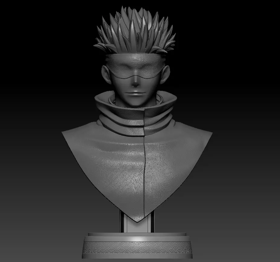 BUSTE SATORU GOJO - JUJUTSU KAISEN 3D print model_0