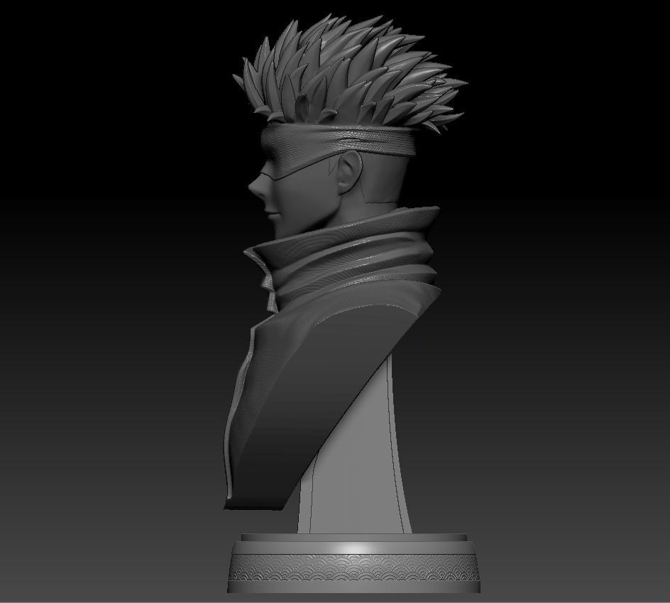 BUSTE SATORU GOJO - JUJUTSU KAISEN 3D print model_2