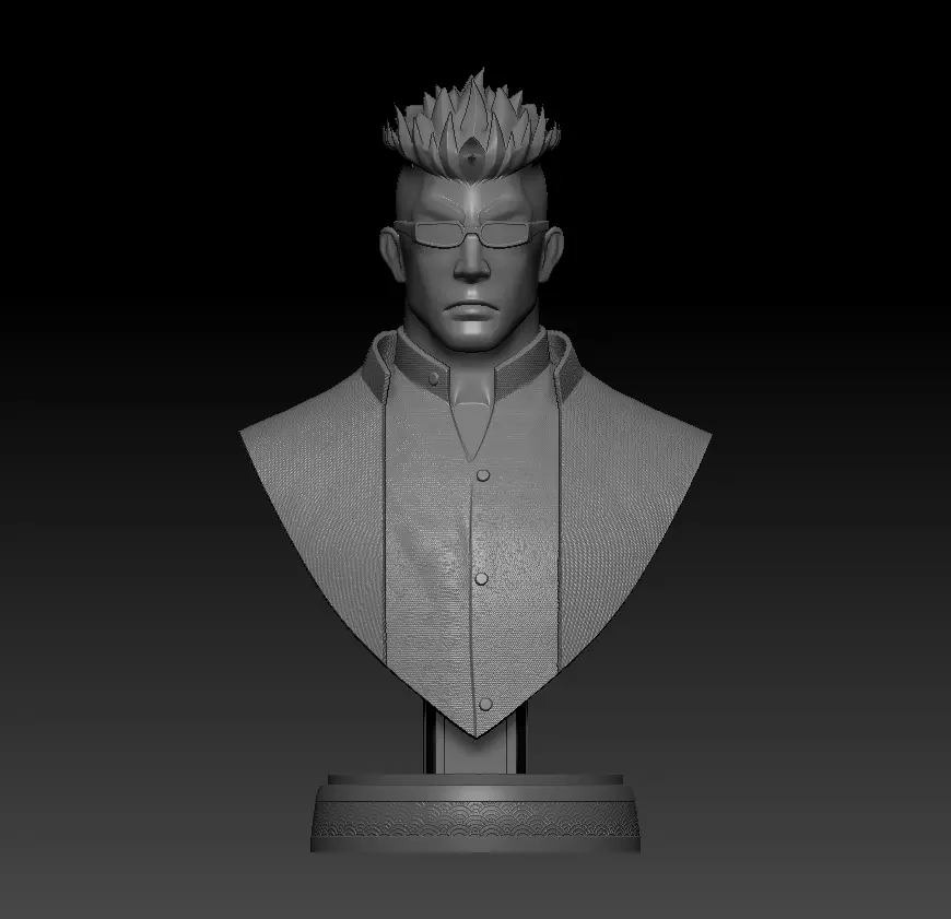 MASAMICHI YAGA BUST - JUJUTSU KAISEN 3D print model_0