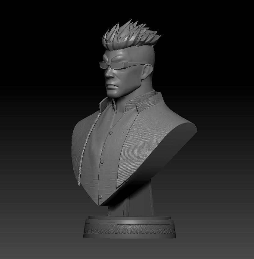 MASAMICHI YAGA BUST - JUJUTSU KAISEN 3D print model_1