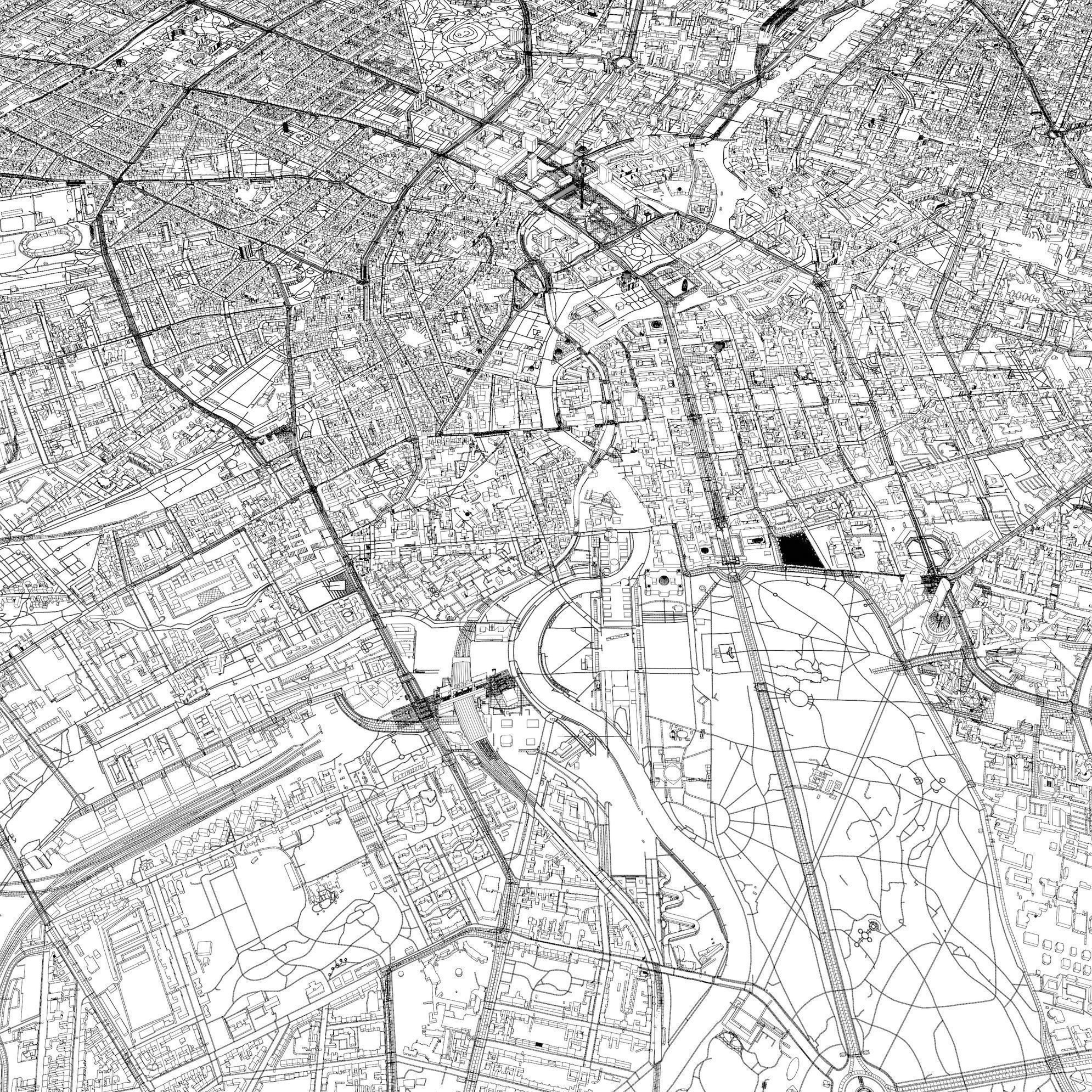 Berlin Germany - city and urban 3D model_10