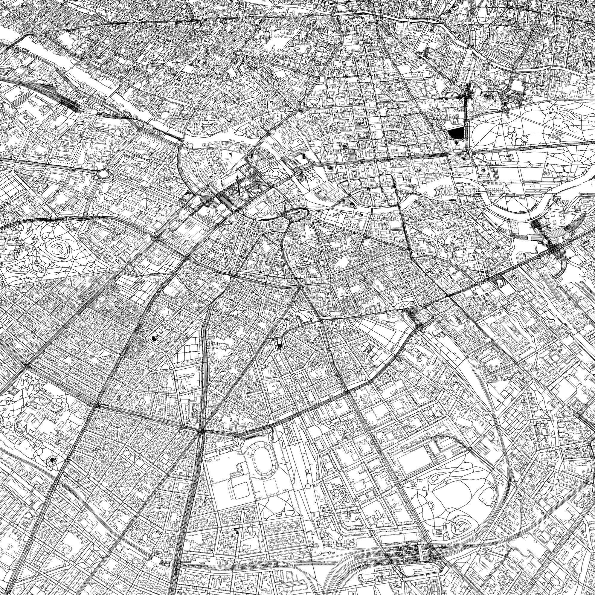 Berlin Germany - city and urban 3D model_9