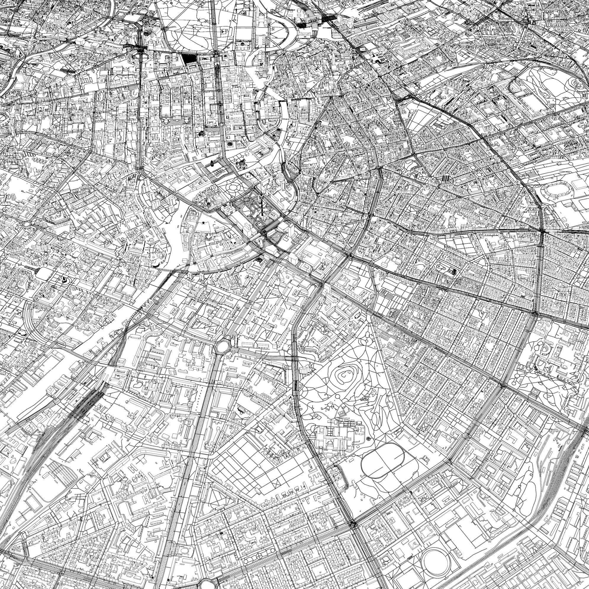 Berlin Germany - city and urban 3D model_8