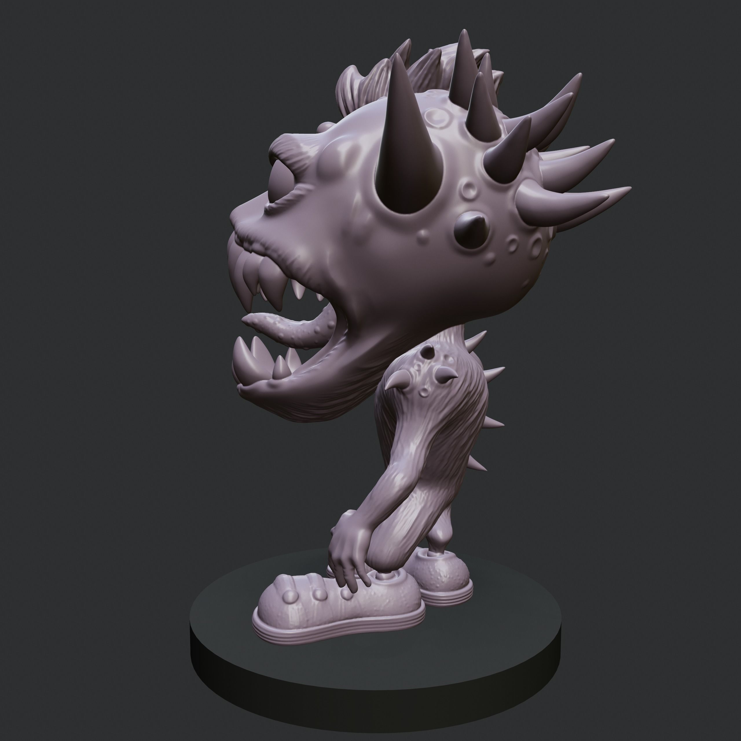 Biter 3D print model_4