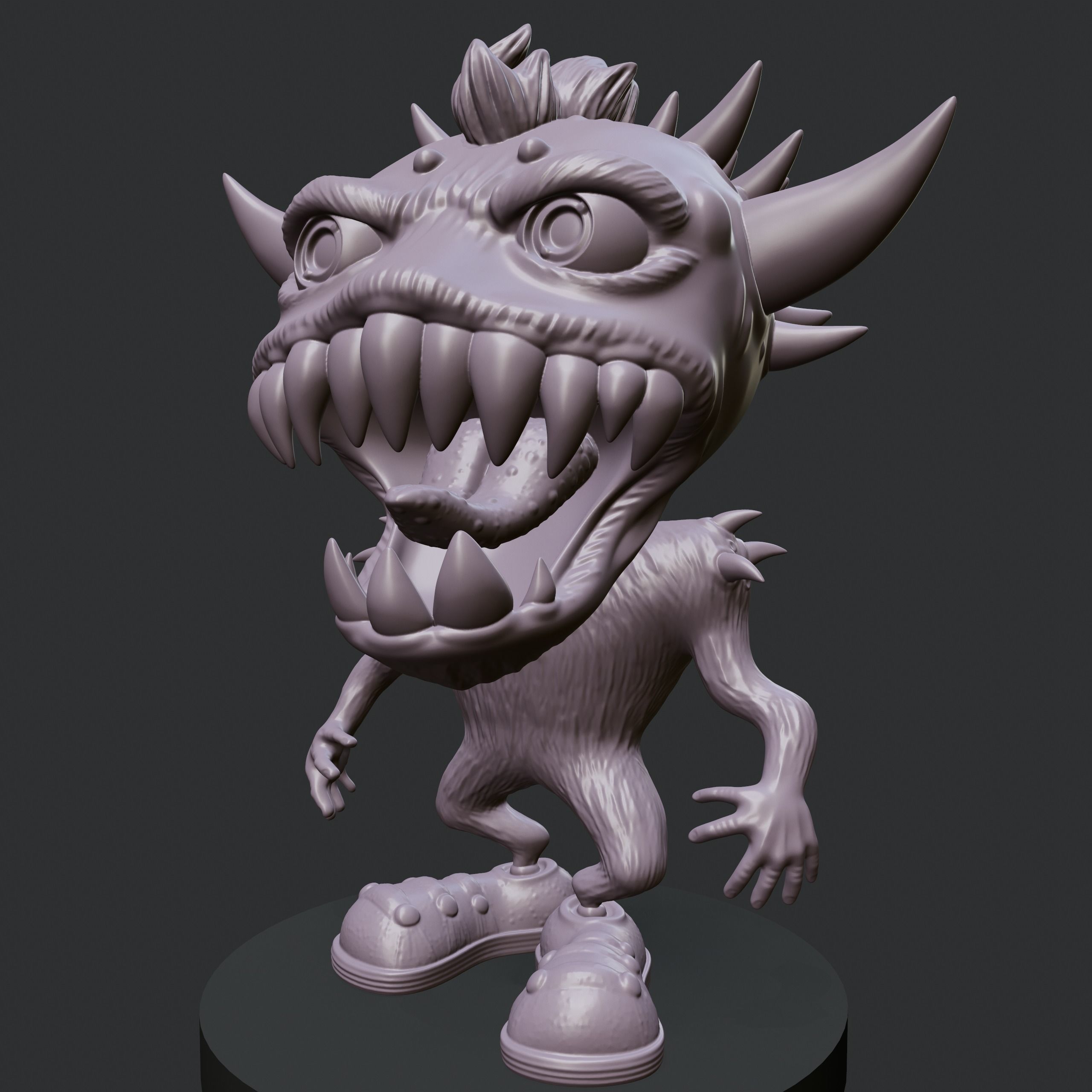 Biter 3D print model_8