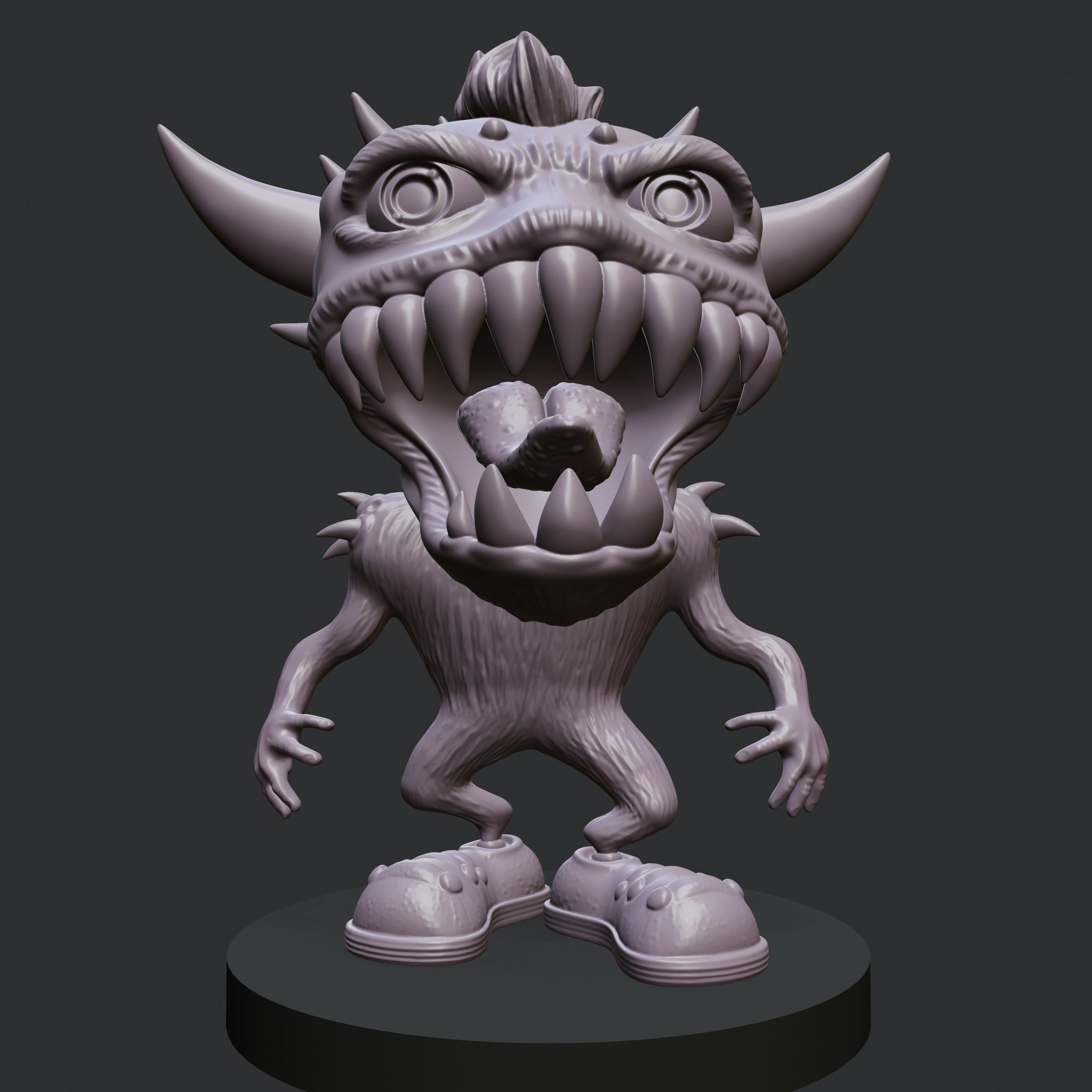 Biter 3D print model_6
