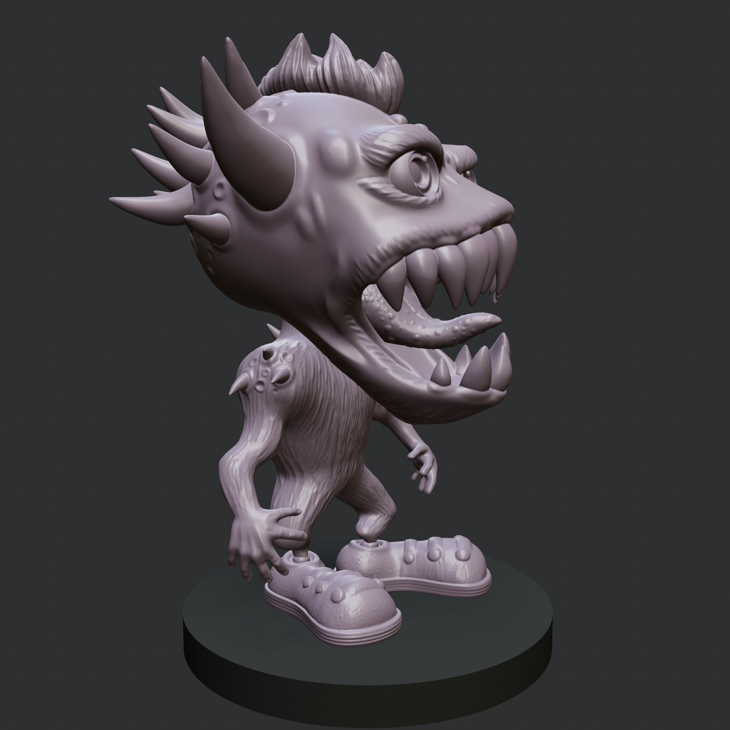 Biter 3D print model_2