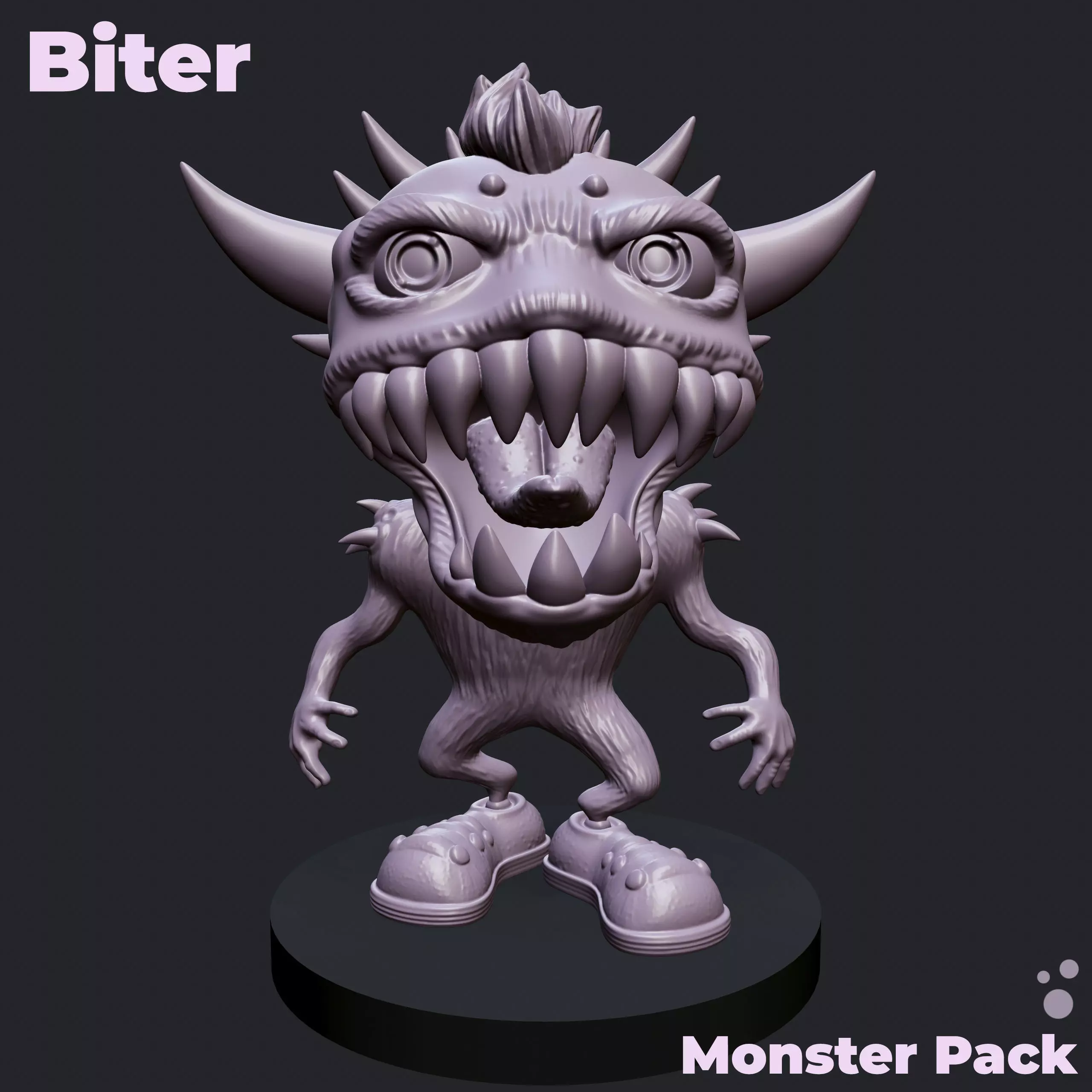Biter 3D print model_0