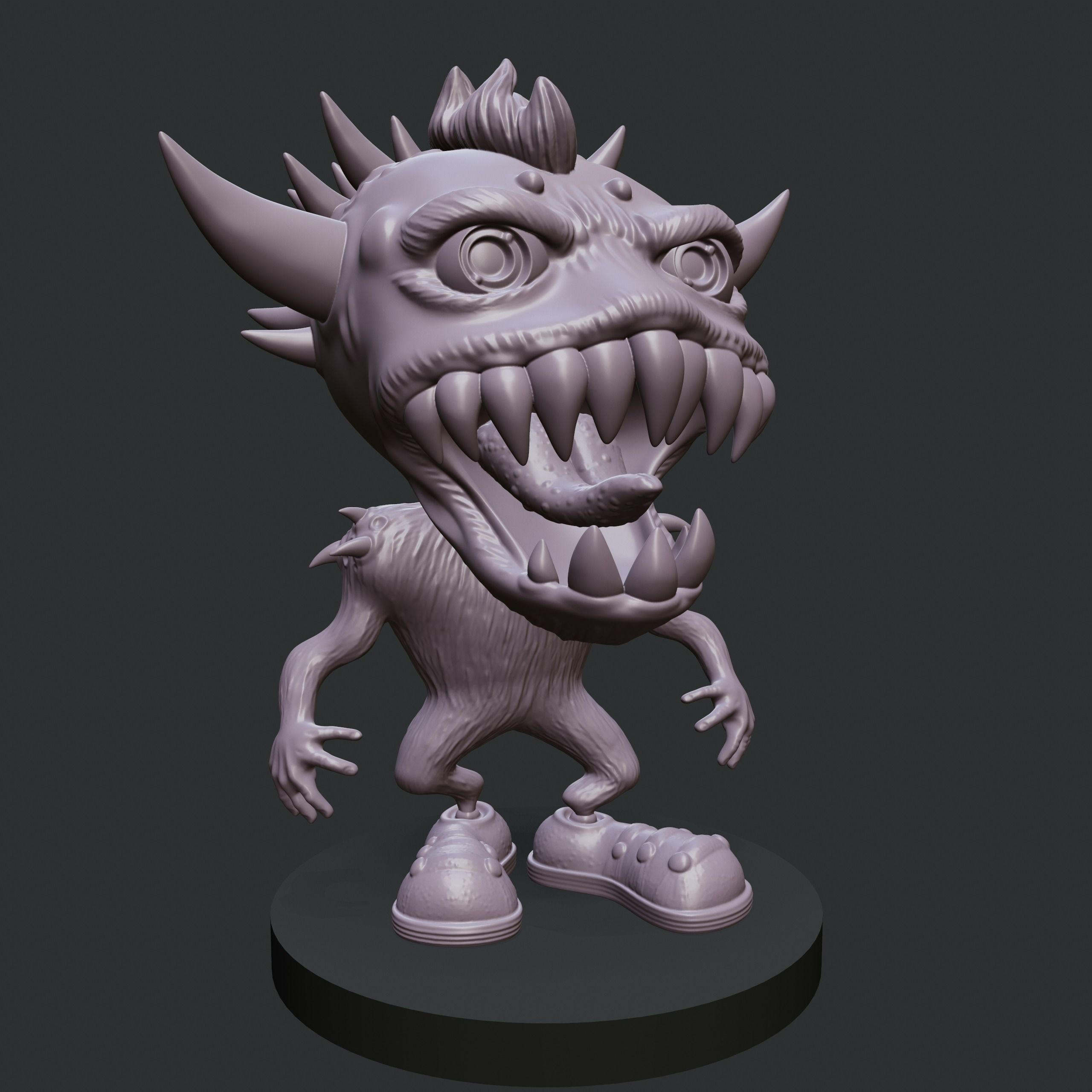 Biter 3D print model_1