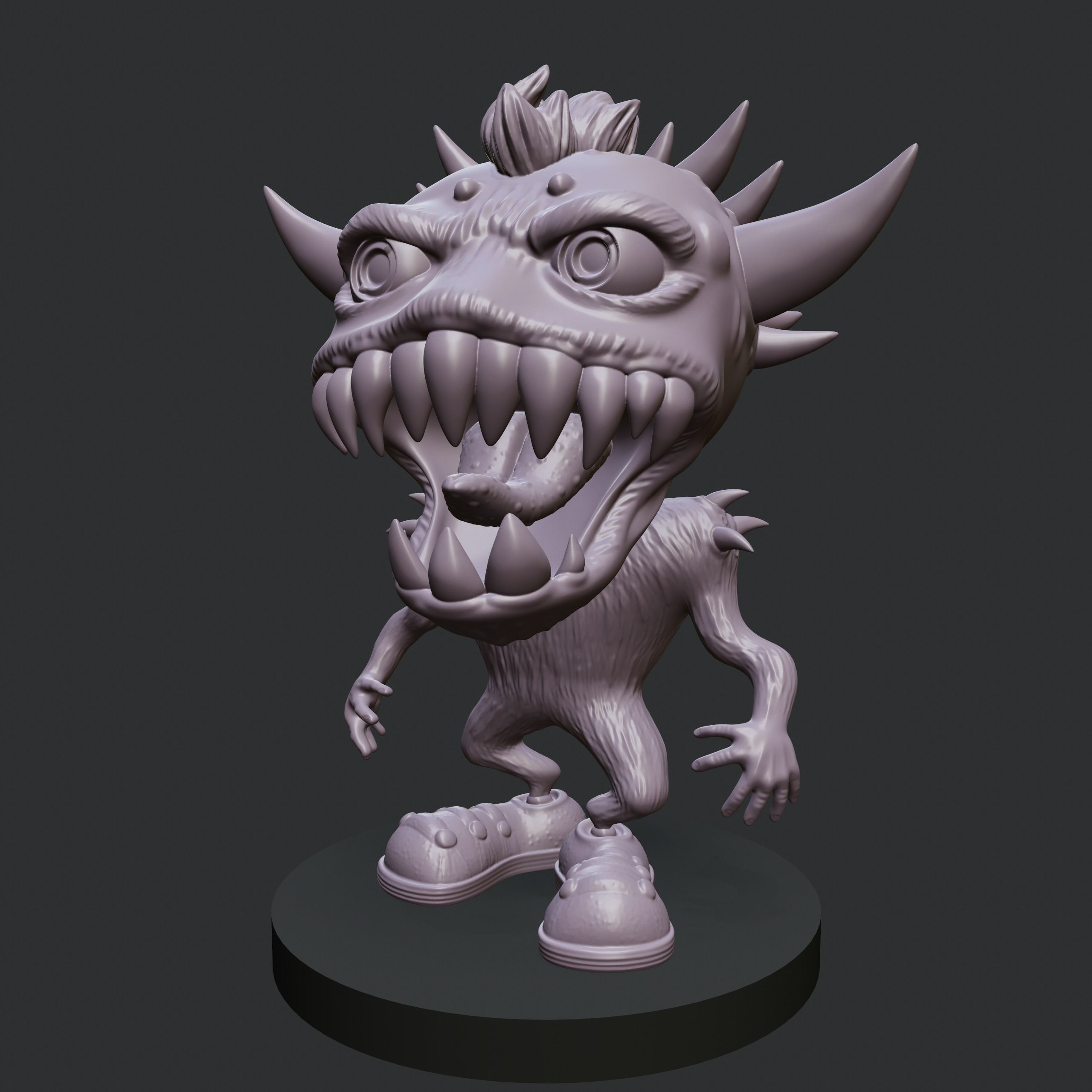 Biter 3D print model_5