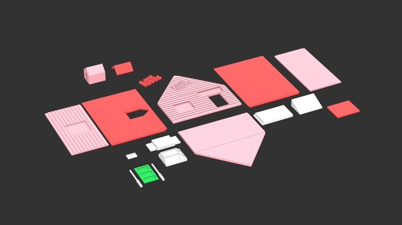 kame  house 3D print model_2