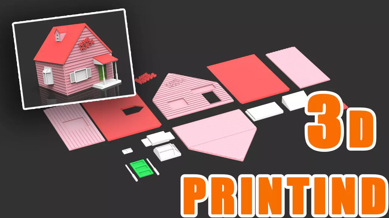 kame  house 3D print model_0